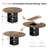 43.3''-59'' Extendable Round Dining Table For 4-6-717626784-717626786