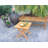 Moseley Rectangular Teak Solid Wood Foldable Outdoor Side Table , 20 " W 20 " D