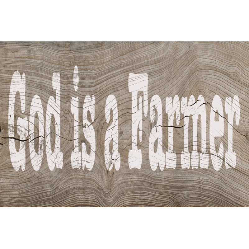 Farm Sign 2-up II by Alonzo Saunders - Wrapped Canvas Print, 30cm H x 46cm W