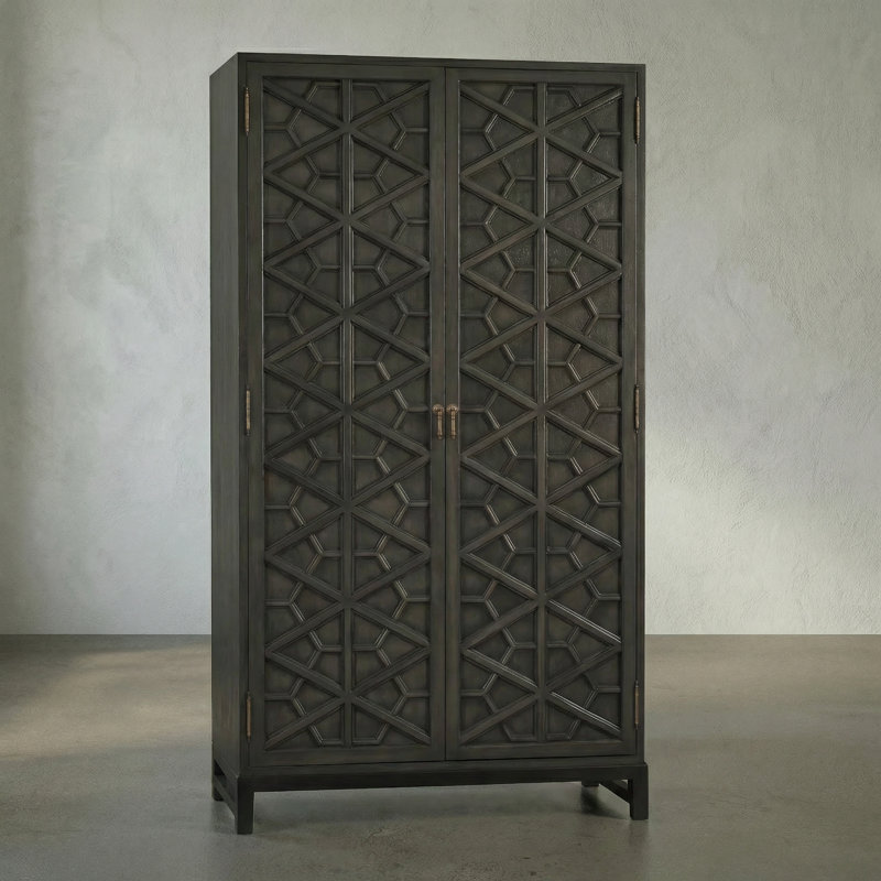 Maharadscha 2 - Door Armoire, Pale, 100" H x 51" W x 20" D