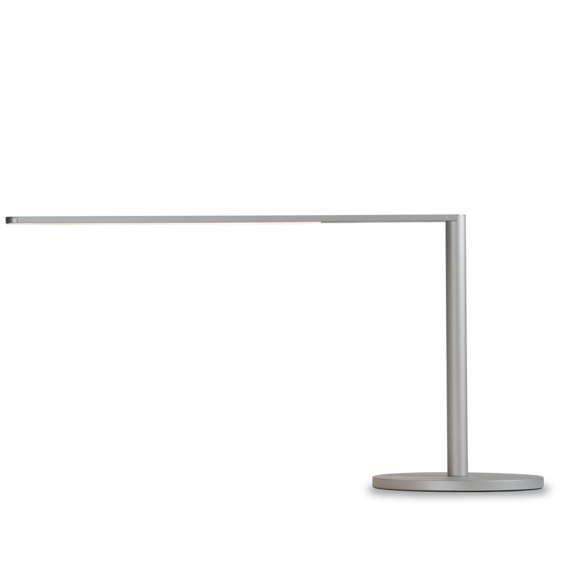 Lady7 Adjustable Metal USB Desk Lamp, Silver