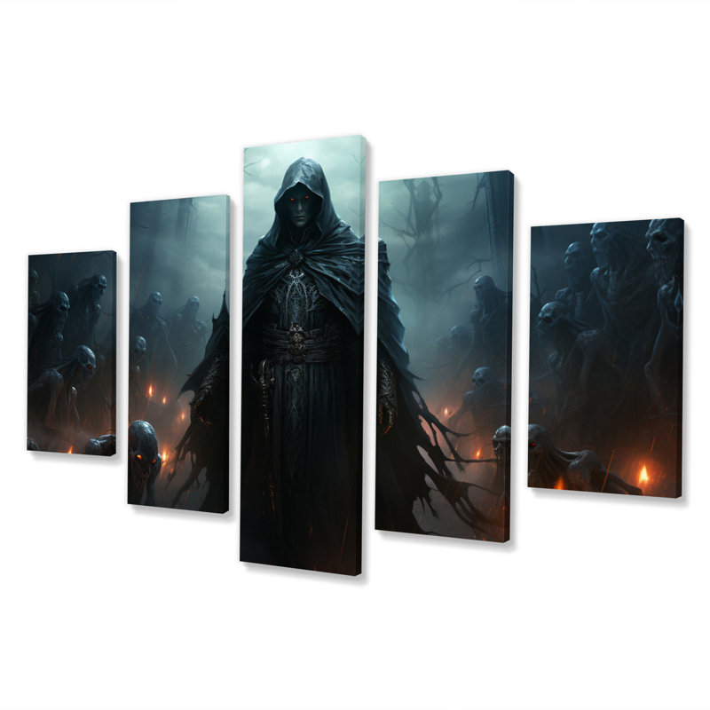 Alemany - Superheros Canvas Print - 5 Panels