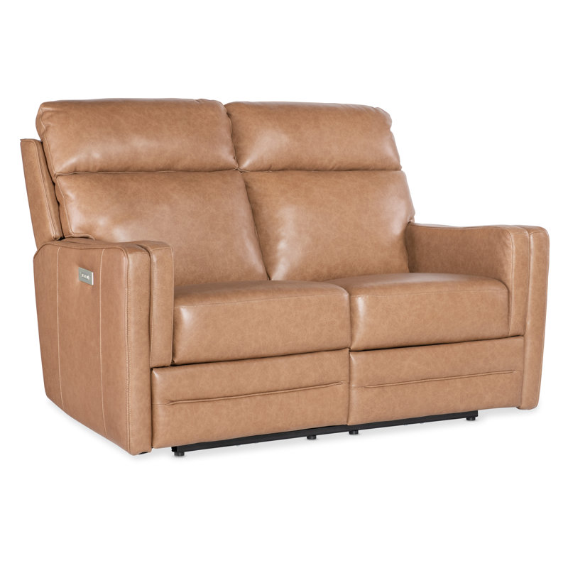 Twain Leather Loveseat