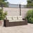 Vidaxl Garden Sofa Set Brown