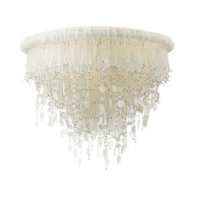 Metropolitan Flush Mount In Polished Nickel Finish