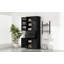 Armoire de rangement avec espace de rangement multifonctionnel, portes avec tablettes de rangement, 2 tiroirs, tablette réglable, noir (même numéro de pièce: N759P293426B)-2045656650