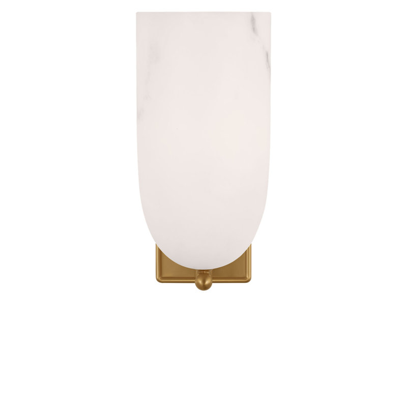 Savina 12 Sconce, Burnished Brass