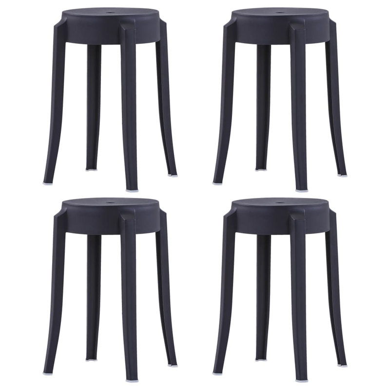 Linthicum Stacking Patio Dining Side Chair with Cushion