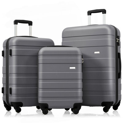 Ensembles de bagage 3 pièces en ABS rigide avec serrure TSA 20 po x 24 po x 28 po