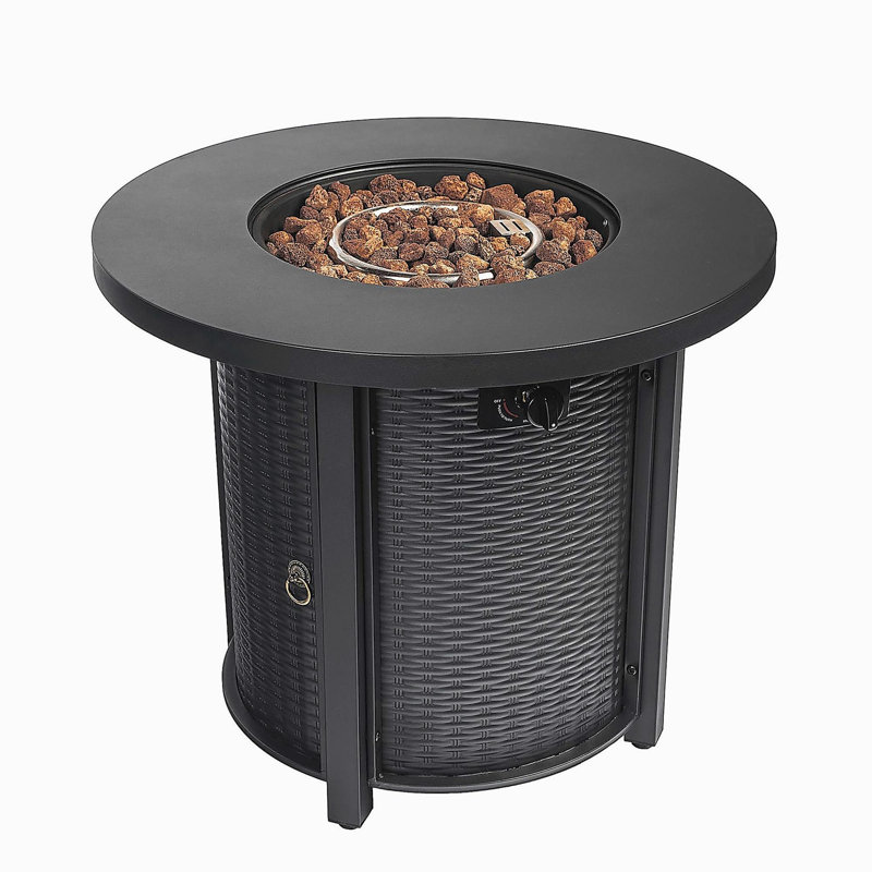 Table de fosse ronde au propane 40000BTU