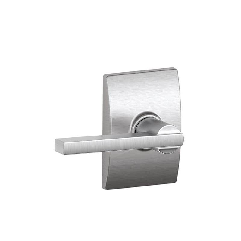 Latitude Single Cylinder Interior Lever Set (Exterior Portion Sold Separately), Yes, Satin Chrome