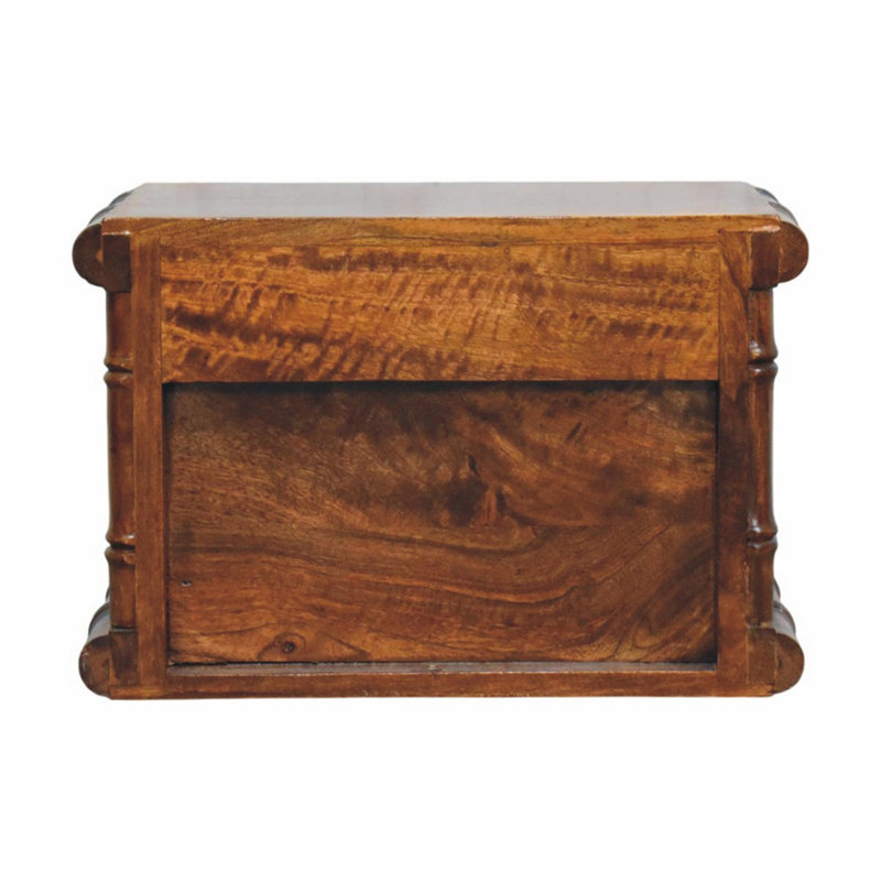 Table de chevet murale en bambou