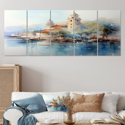 Alycee - Beach & Ocean Wall Art 5 Piece