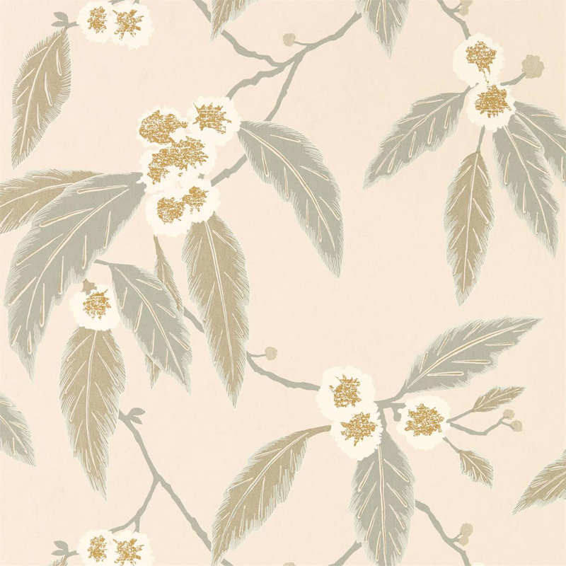 Coppice 10.05m x 68.6cm Wallpaper Roll, Powder / Truffle / Gilver