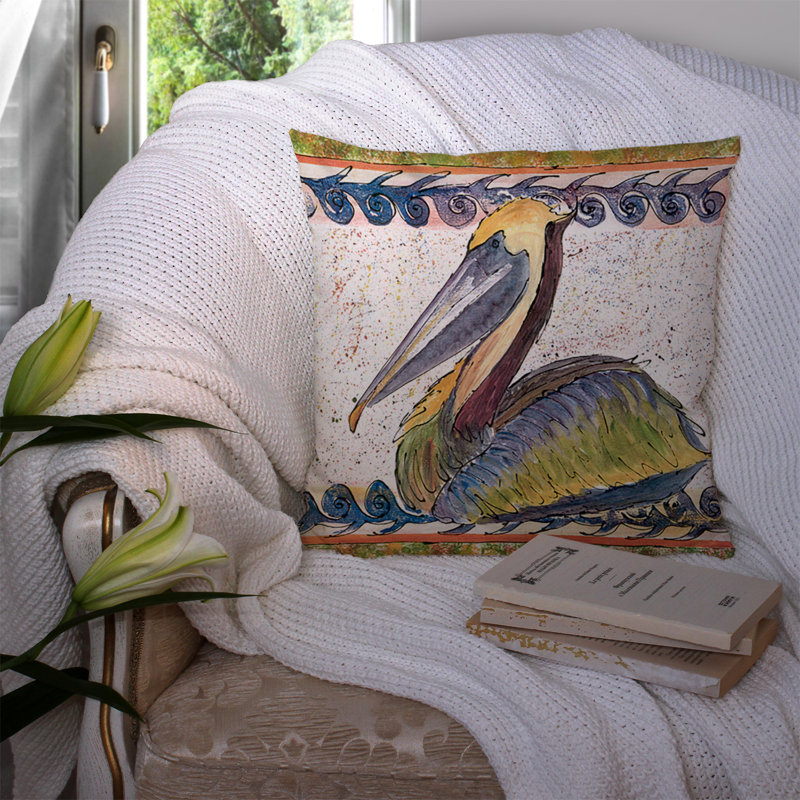 Coussin décoratif intérieur/extérieur pelican