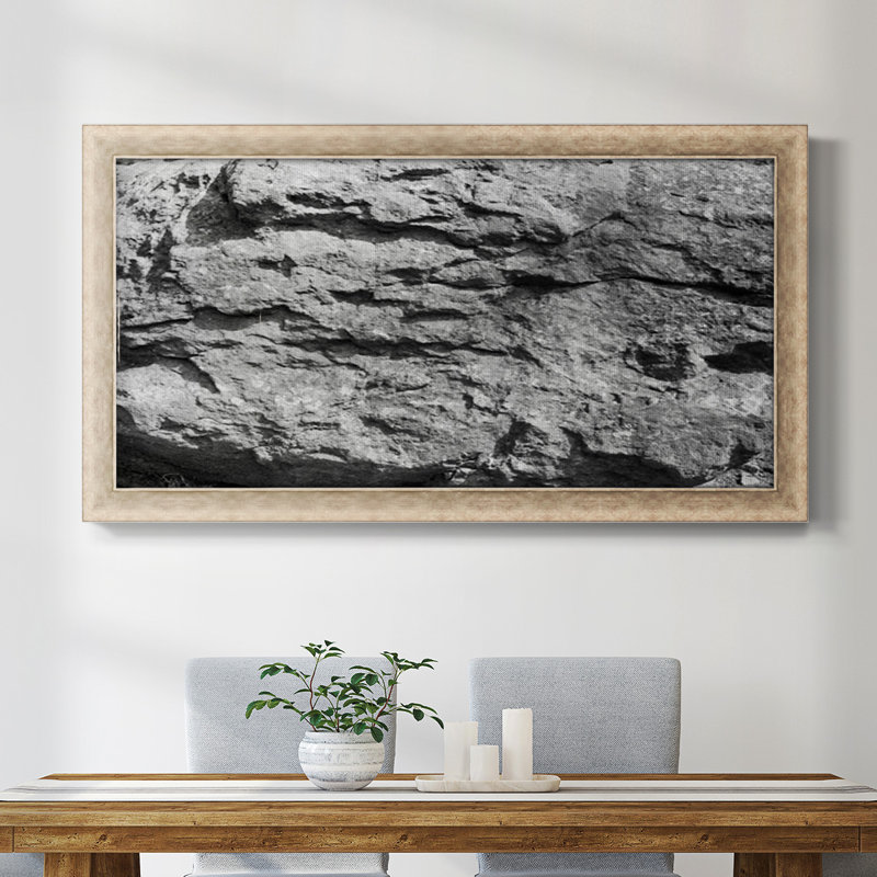 Found Textures XV - Toile encadrée de qualité supérieure - prête à être accrochée, H 25 po x l 45 po x P 1,25 po