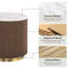 Table de bout en marbre Kirtin-806279821