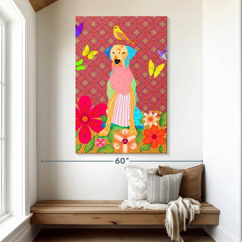 Brampt Tall Dog, 51" H x 34" W