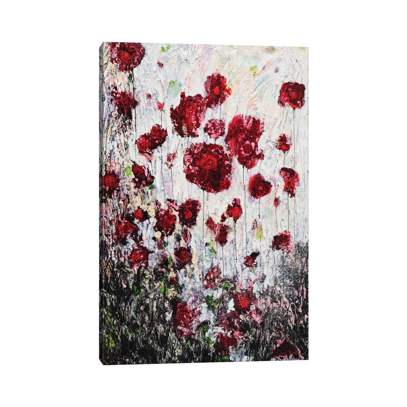 Coquelicots amoureux!, H 18 po x l 12 po x 1,5 po