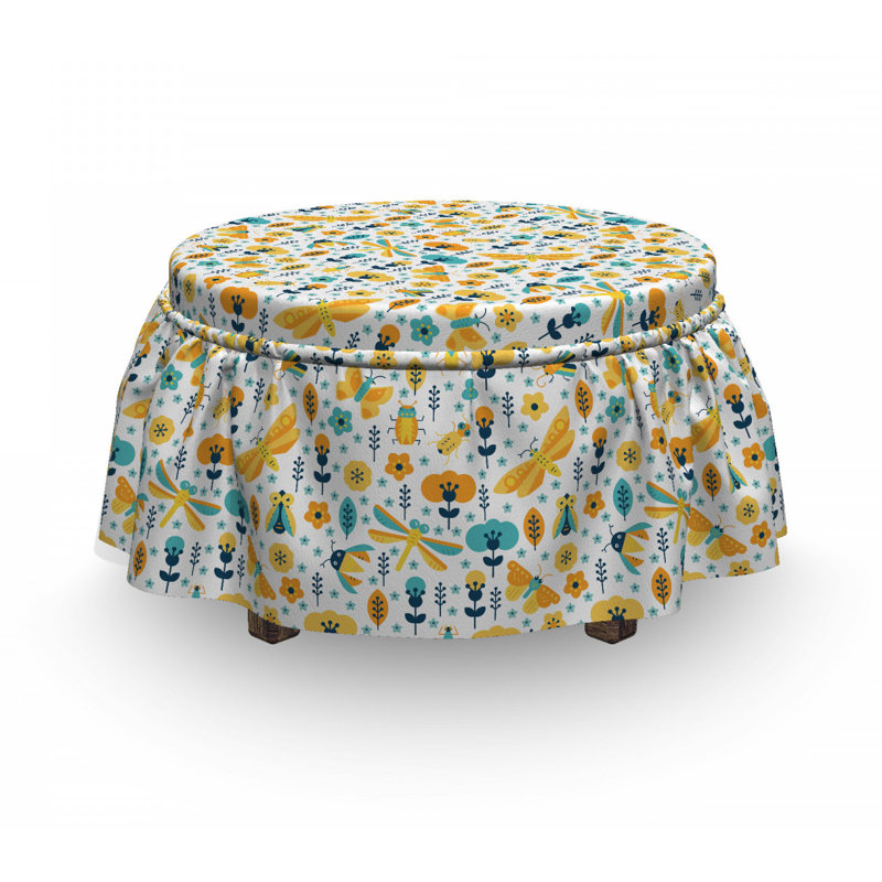 Housse pour floral repose-piedss et bugs