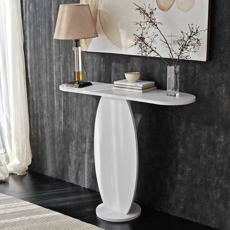 Oded 81cm Console Table, White