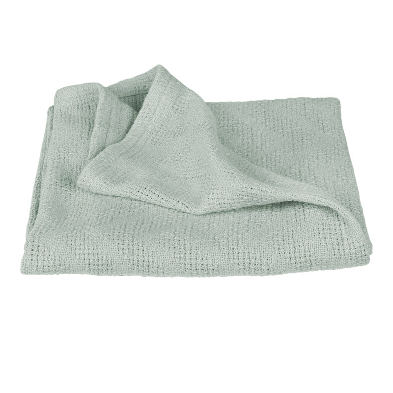 Lil Blue Cotton Baby Blanket