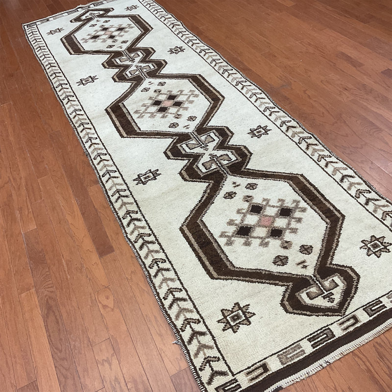 Chemin de table en laine Oushak turc fait à la main Herat