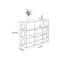 Console de rangement ouverte en acrylique vert-1490569113