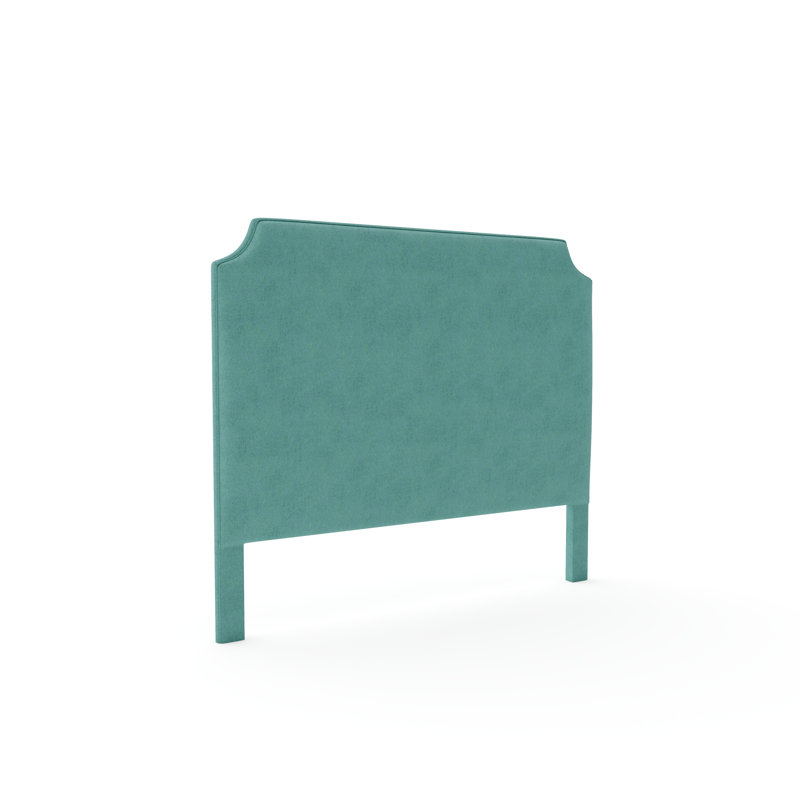 Caldwell Headboard, Queen, Posh Life Performance Velvet Caribbean