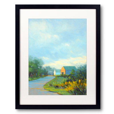 Barn On The Hill Print by Diana Johnson