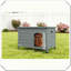 Cage pour chien avec niche verrouillable