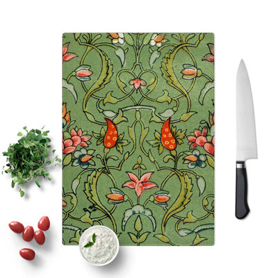 Tempered Glass Illustration Chopping Board