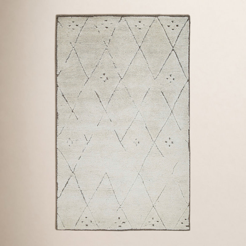 Carolan Hand Tufted Wool Rug, Rectangle 3' x 5'