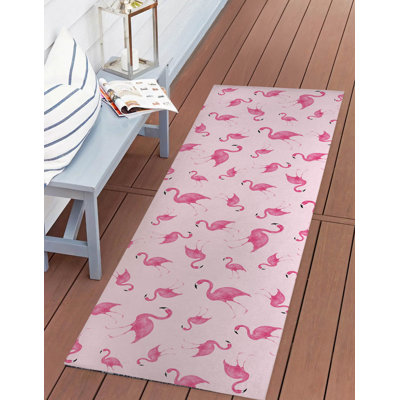 Tapis d'extérieur Summer Flamingo