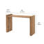 Table console en bois massif recyclé de 46 pouces de large