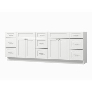Disar 93'' Double Bathroom Vanity Base only