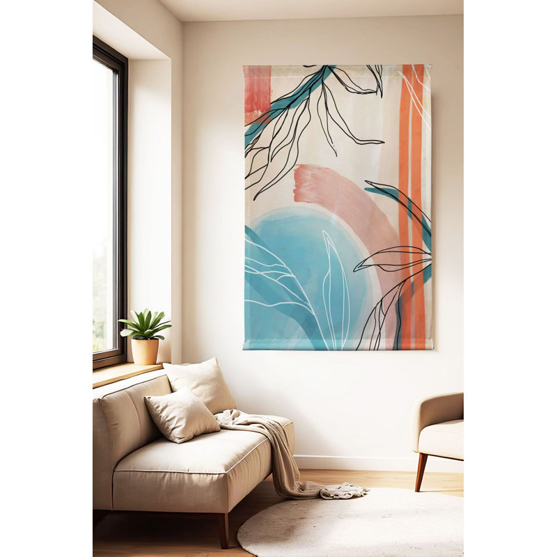 Stunning Decorative Polyester Painting, 57.1 x 78.7 inches | 50% Cotton / 50% Polyester, Perfect for Living Room & Bedroom Decor | Vibrant Colors & Unique Design for an Elegant Touch in Any Space