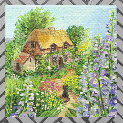 JUDITH YATES Farmhouse Wall Decor on Ceramic