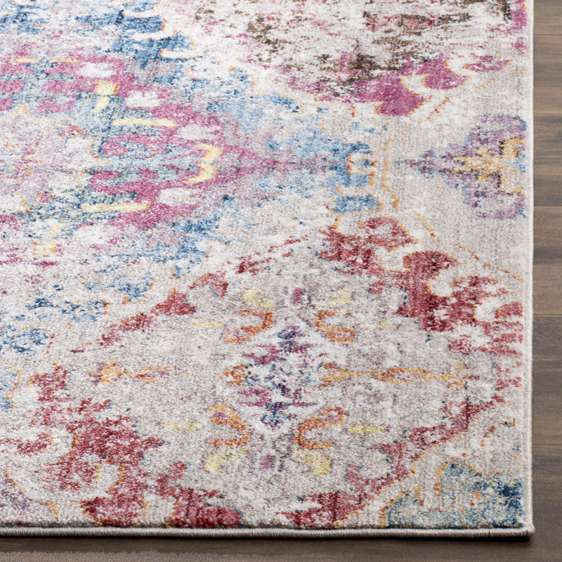 Taina Damask Hand Woven Area Rug, Rectangle 91 x 152cm