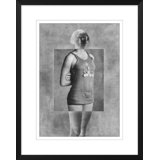 Vintage Swimmer 2 Print by Mat Sanders