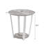 Table de bout ronde avec tablette Elysian