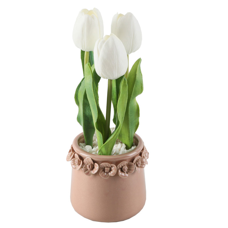 Tulip Arrangement in Planter