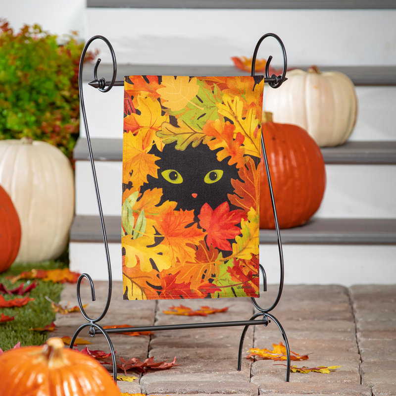 Drapeau de jardin Peekaboo Cat Burlap