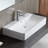 Turner 32“ W x 16.5" D Vitreous China Rectangular Wall Mount/Vessel Bathroom Sink with Overflow