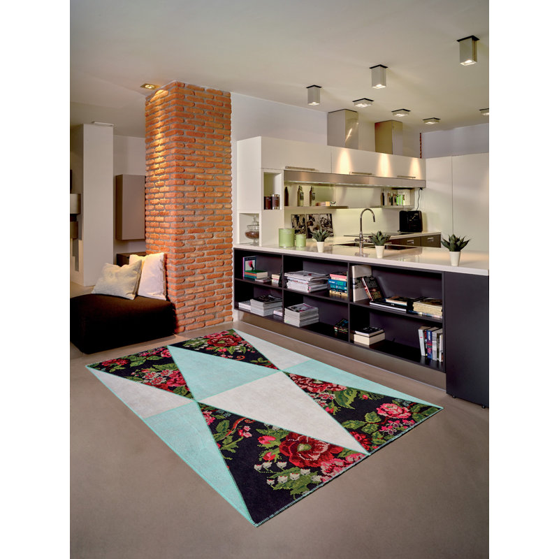 Vergara Abstract Hand Woven Area Rug, Rectangle 190 x 285cm