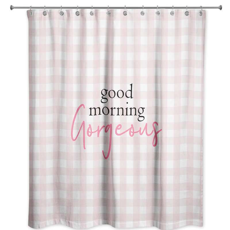 Rideau de douche simple good matin Fernald