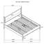 Lit plateforme très grand Amandine-122899809