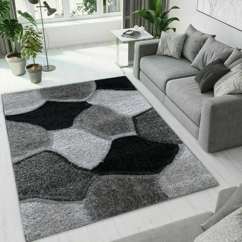 Edlin Geometric Area Rug, Rectangle 120 x 170cm