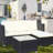 Stylish Outdoor Furniture: Pe , Coffee Table  beige Patio Ambiance: 5, Beige Cushions,