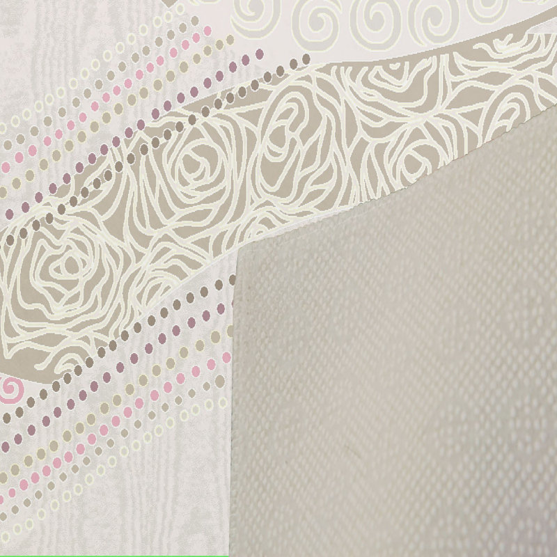 Tapis en polyester tissé à la machine Creasy, Rectangle 2 pi 7 po x 3 pi 11 po